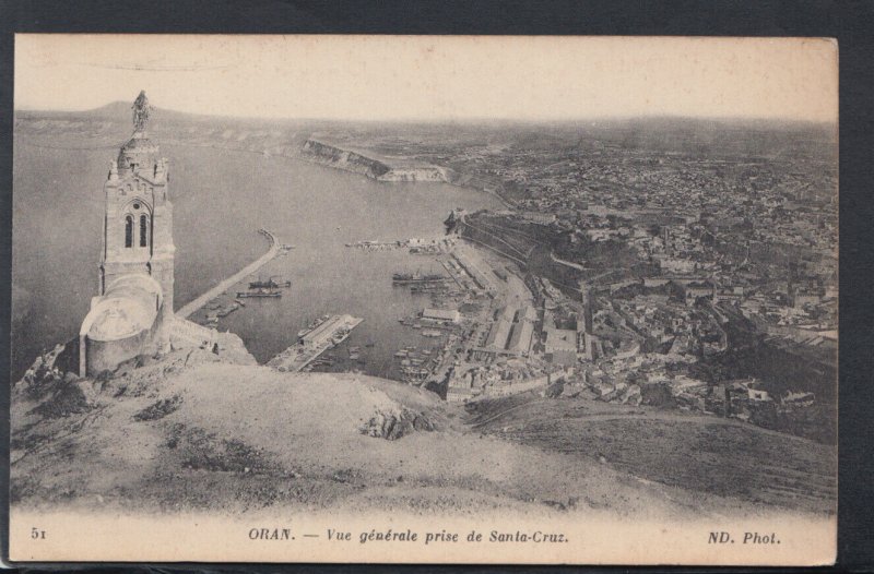 Algeria Postcard - Oran - Vue Generale Prise De Santa-Cruz   RS20908