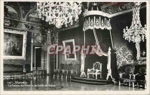 Modern Postcard Monaco Palace of Prince Hall the Throne