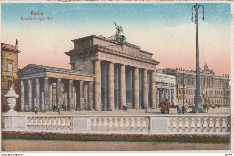 BERLIN, Germany, 1900-10s; Bradenburger Tor
