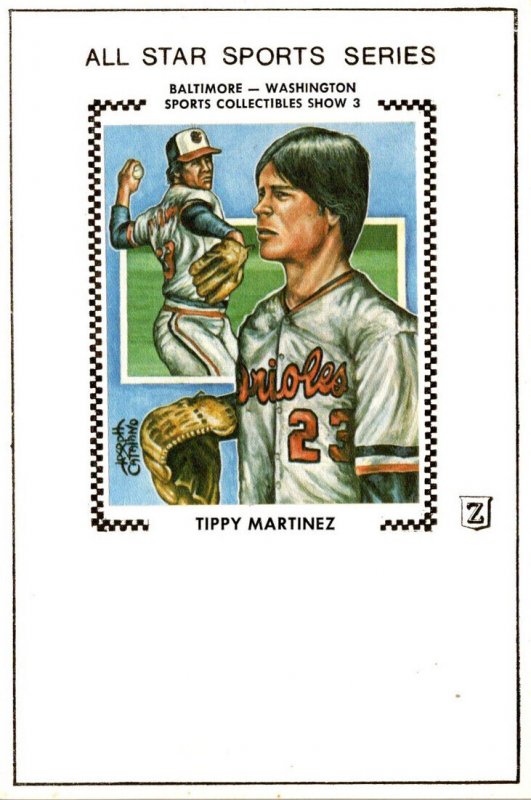 Baseball Baltimore Washington Sports Collectibles Show 3 Tippy Martinez