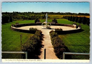 Our Lady Of The Highway Shrine, Vegreville Alberta Canada, Chrome Postcard, NOS