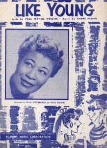 Like Young Ella Fitzgerald Rare Alt Photo Cover XL Sheet Music