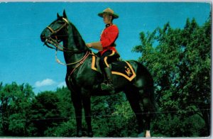 The Royal Canadian Mounted Police in Ottawa Ontario Canada Postcard Posted 1961