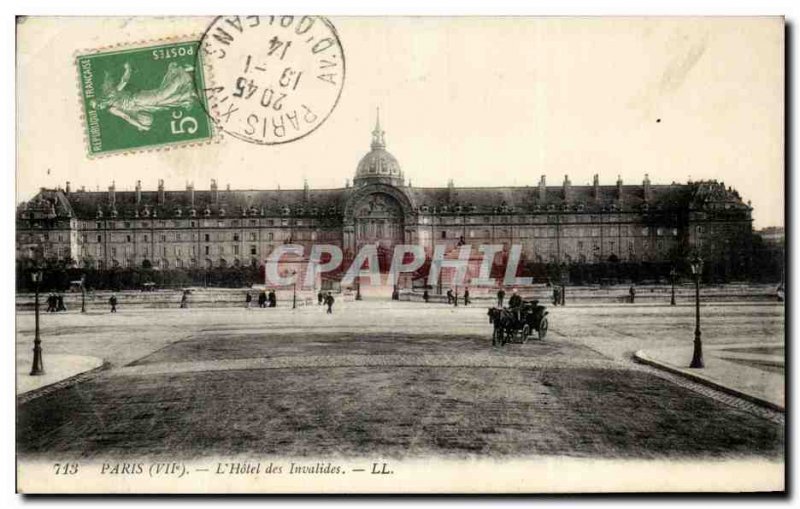 Old Postcard Paris L & # 39Hotel Invalides