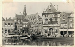 Netherlands Haarlem Spaarne Vintage RPPC 08.25