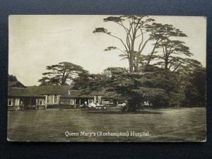 London Roehampton QUEEN MARYS HOSPITAL from Ward 18 1930 RP Postcard