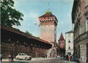 Poland Krakow Part Of Medieval Defence Walls Postcard BS.28