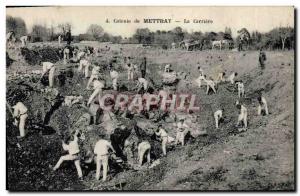 Old Postcard Ardoisieres Colony of Mettray The career TOP