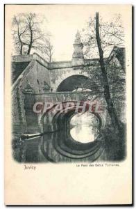 Old Postcard Juvisy sur Orge The Bridge of beautiful fountains