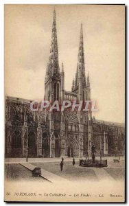 Old Postcard Bordeaux La Cathedrale The Arrows