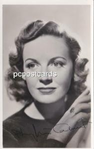 Phylis Calvert Plain Back Post Card - Signed Facsimile ?