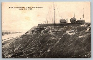 Highland Lighthouse  North Truro  Cape Cod   Massachusetts  Postcard  1914