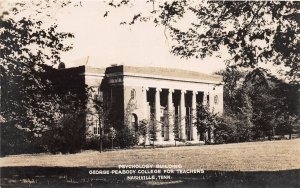 J46/ Nashville Tennessee Postcard RPPC c40s Psych George Peabody College 185