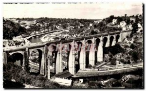 Modern Postcard Dinan Viaduct and the Rance