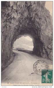 Corniche de Bougie a Djidjelli .  Algeria , PU-1912 ; Tunnel dans Grandes Fal...