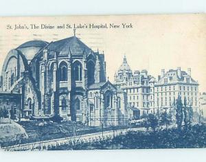 Divided-Back HOSPITAL SCENE New York City NY W3317