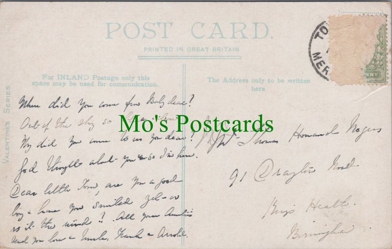 Genealogy Postcard - Rogers?, 91 Drayton Road, Kings Heath, Birmingham GL1700