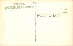Postcard Stardust Hotel in Las Vegas, Nevada