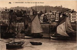 CPA HONFLEUR - Le Port et la Cote (276459)