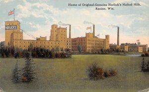 Original Genuine Horlicks Malted Milk adv on back Racine WI