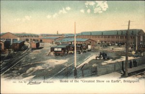 Bridgeport CT Barnum Circus Storage HOWLAND c1905 Postcard