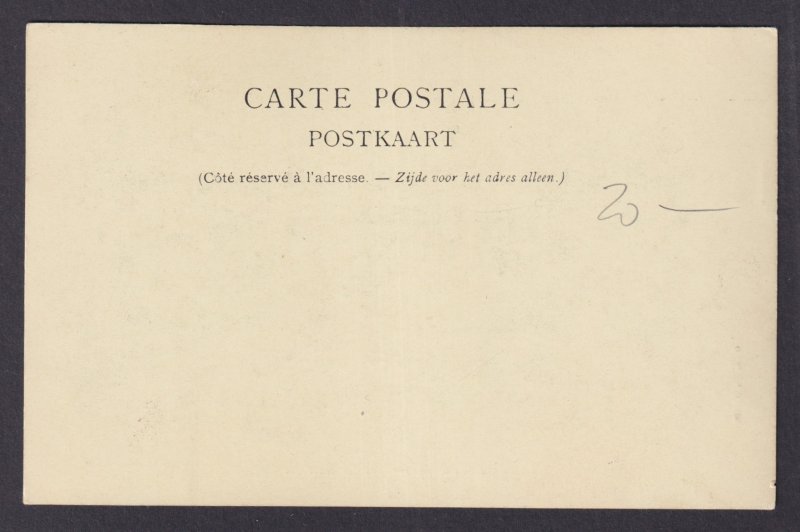 Vintage Postcard Belgium Antwerp Basins Ships