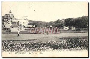 Old Postcard Tennis Wooden Cise The terrace