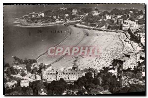 Old Postcard In Britain Aerial view Dinard Ille et Vilaine Beach and Pointe d...