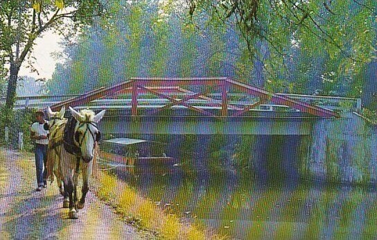 Barge Ride On The Delaware Canal Near New Hope Bucks County Pennsylvania