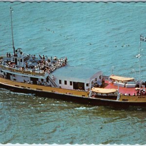 c1960s Trois-Rivières QC MS Jacques Cartier St Lawrence River Cruise Boat Chrome