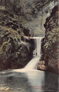 A195 Germany Geroldsauer Wasserfall Waterfall vintage postcard