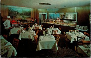 Vtg Hotel Kaufman Rastaurant Interior Zelienople Pennsylvania PA Postcard