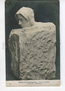 3059521 FRANCE Thought by RODIN vintage RPPC to Russia 1911 y