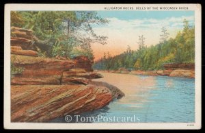 Alligator Rocks, Dells of the Wisconsin River