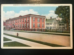 Vintage Postcard 1915-1930 Memorial Hospital Concord New Hampshire