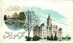 UT, Salt Lake City, Utah, Salt Palace, City and Country Building