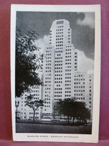 Old Postcard: Buenos Aires Argentina Edificio Cavanagh