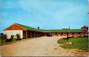 Postcard Rose-Dale Motel U.S. 31 in Rochester, Indiana