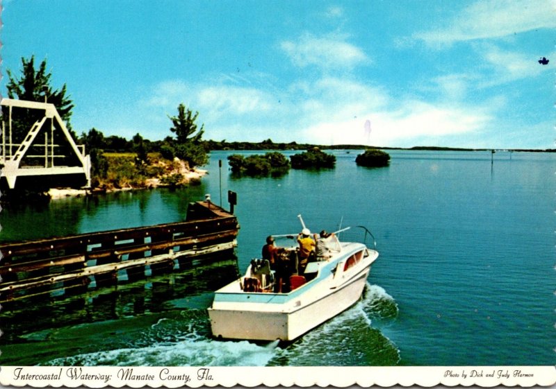 Florida Manatee County Intercoastal Waterway 1974