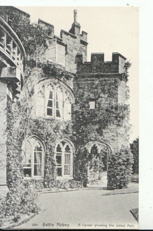 Sussex Postcard - Battle Abbey - A Corner Showing The Oldest Part - Ref 16228A