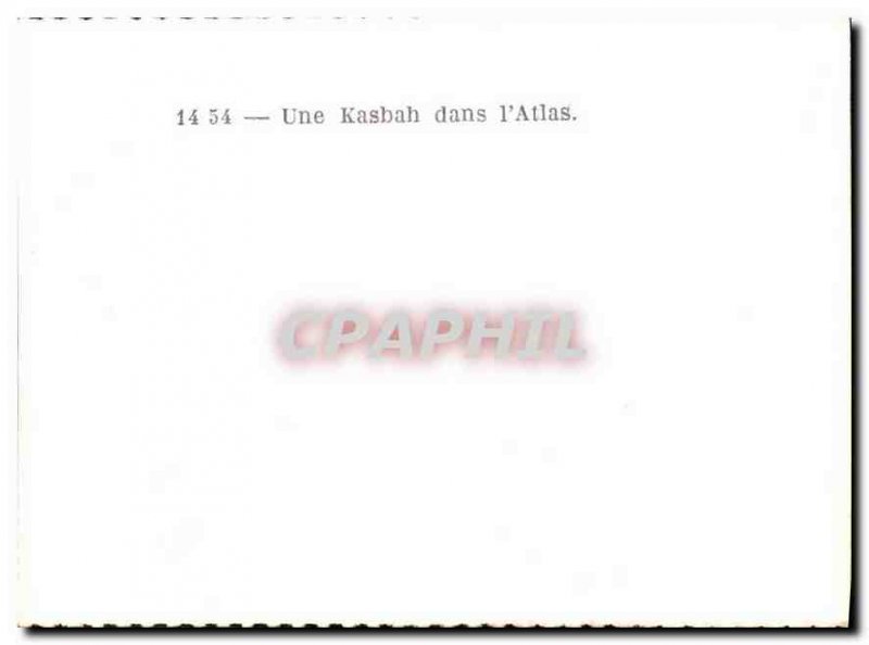 Postcard A Modern kasbah in Atlas