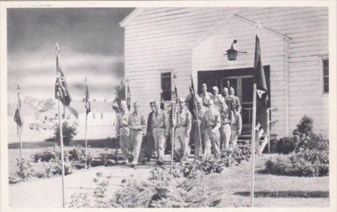 Military Soldiers Leaving The Chapel Fort Dix New Jersey