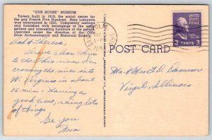Gallipolis, Ohio - Our House - 1954 - Postcard