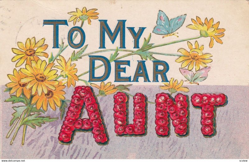 To My Dear AUNT , 1908