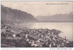 Switzerland Montreux et la Dent du Midi