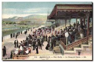 Old Postcard Horse Riding Equestrian Park Borely Marseille The Racetrack