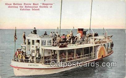 Glass Bottom Power Boat Empress Catalina Island, CA Ship Unused 