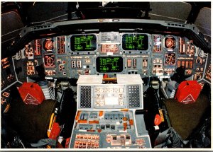 NASA Interior View Of Space Shuttle's Flight Deck