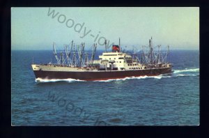 US0758 - United States Cargo Ship - President Lincoln , built 1961 - postcard