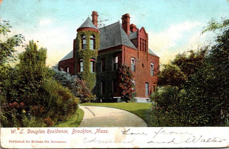 Massachusetts Brockton W L Douglas Residence 1906